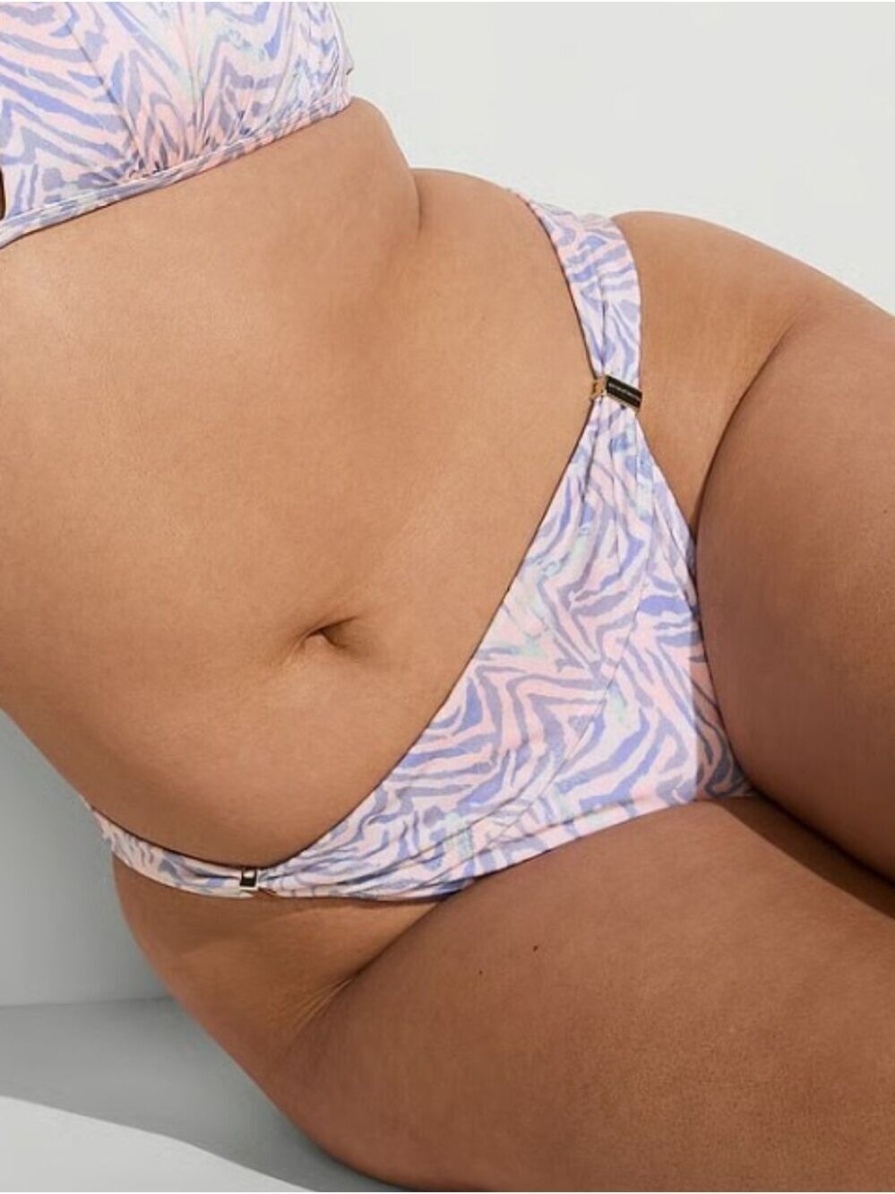 Victoria's Secret Swim Essential Harlow Bikini Bottom Sz Medium NWT Soft Pink